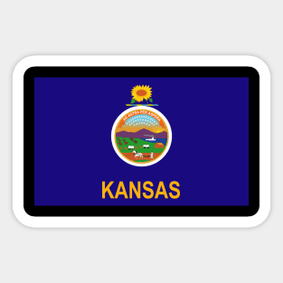 Flag - Kansas wo Txt Sticker